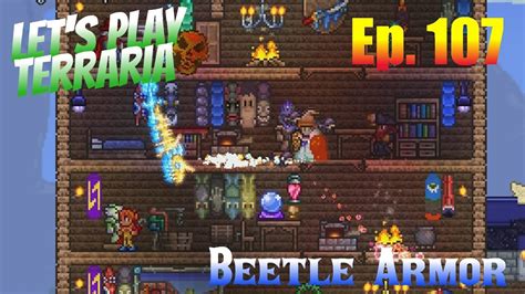 Let's Play Terraria 1.3 (S2) Ep. 107 - Beetle Armor - YouTube