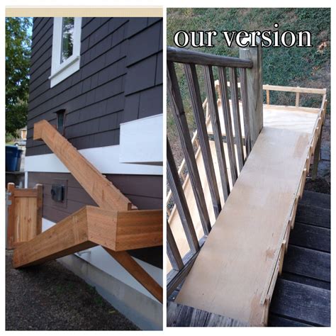 Our version of a doggie ramp. We're very protective of our dachshunds ...