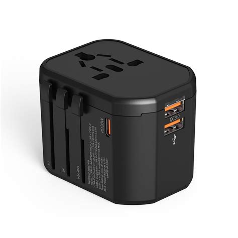 Ceptics Universal Travel Adapter - 4 in 1 Worldwide Travel Adapter ...