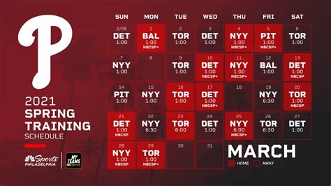 Image result for Phillies Spring Training Practice Schedule