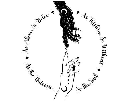 As Above so Below as Within so Without as the Universe - Etsy