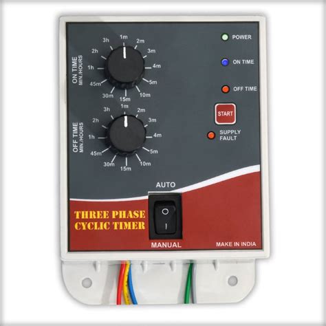Magnus M-1125 Three Phase Analog Cyclic Timer with Inbuild Single Phase ...