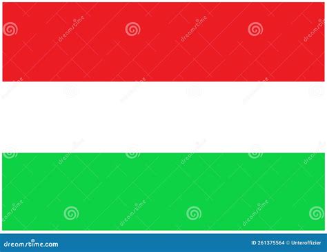 Green White And Red Flag Horizontal