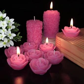 Buy Shraddha Creation Wax Scented Candles For Home Decor, Coconut ...