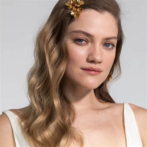 Pansy Bobby Pin -- Gold – Jennifer Behr LLC