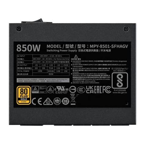 Buy Cooler Master V SFX Gold 850 ATX 3.1 SMPS, Best Price