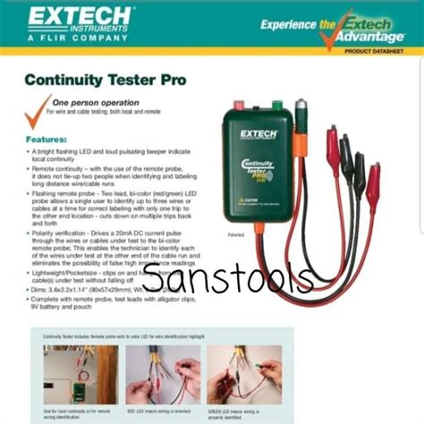 Image result for Continuity Testing Extech CT20