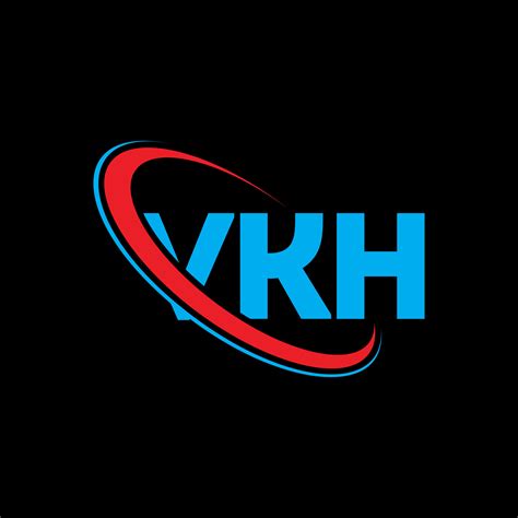 logotipo vkh. letra vkh. diseño del logotipo de la letra vkh. logotipo ...