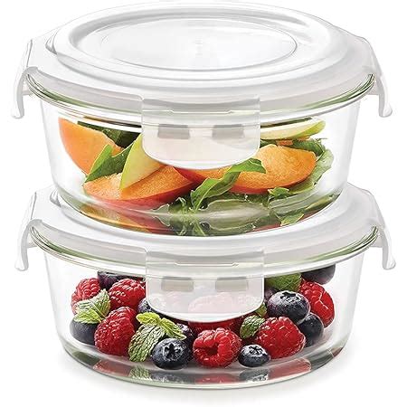Buy Borosil Klip-N-Store Set of 2 Microwave & Oven Safe Gift Set, Glass ...