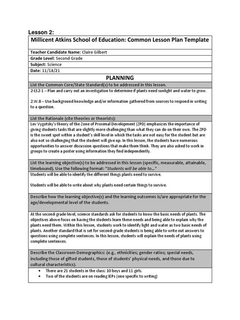 Grade 2 Science Lesson 的图像结果