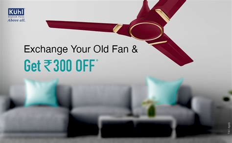 Buy KUHL Prima A3 1200mm BLDC Ceiling Fan with Remote | INR 300 Off on ...