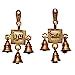 Two Moustaches Brass Shubh Labh Door Hanging Bells Set, Hanging Bells ...