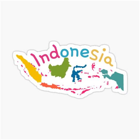 Image result for Indonesia Map Sticker