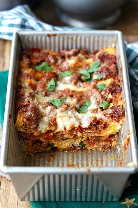 Lasagne for Two {or Three}   Karen's Kitchen Stories