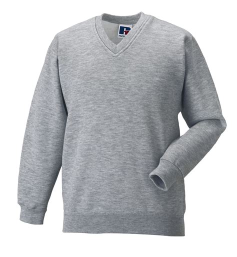 Russell-Mens Sweatshirts & Hoodies-V-neck sweatshirt