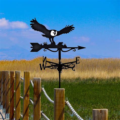 Farmhouse Weather Vane,Eagle Metal Weather Vane Wind Direction,Indicator Outdoor Weather Vanes ...