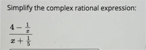 Image result for Complex Rational Expression