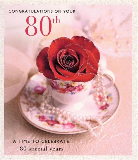 Happy 80th Birthday Greeting Card | Cards | Love Kates