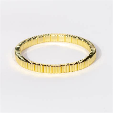 Groovy Enamel Bracelet | Gold | Thin – Bombay Kids Company