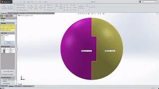 Split Tutorial SolidWorks 的图像结果