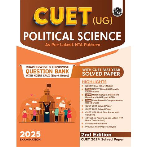 PW CUET (UG) Political Science 2025 Chapterwise & Topicwise Question ...