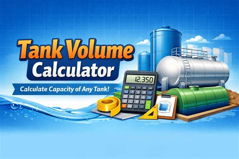 Water Tank Volume Calculator | Litres & Gallons