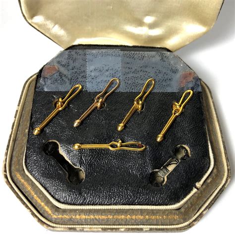 Krementz 1930's Gold Filled Tuxedo Shirt Stud Set - TML