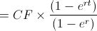 Image result for Continuous Compounding Return Formula
