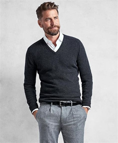 Men's Business Casual Sweater Outfit 的图像结果
