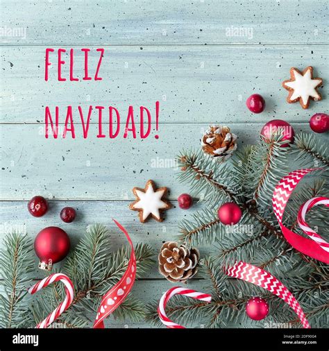 Feliz navidad is spanish for merry christmas hi-res stock photography ...