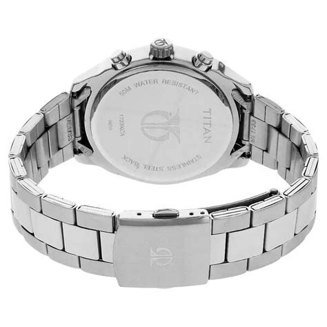 Titan Workwear Quartz Multifunction Silver Dial Watch for Men - 1733KM ...