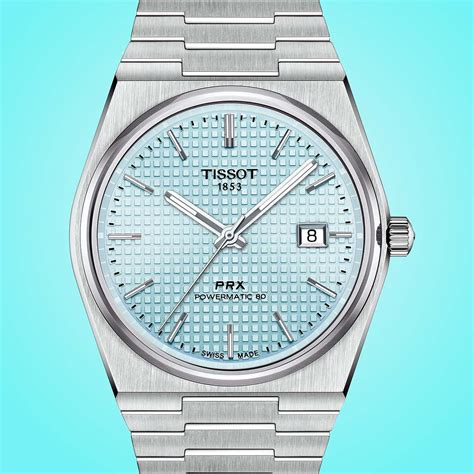 Spotted - The ice blue PRX Powermatic 80 Tissot is quiet about
