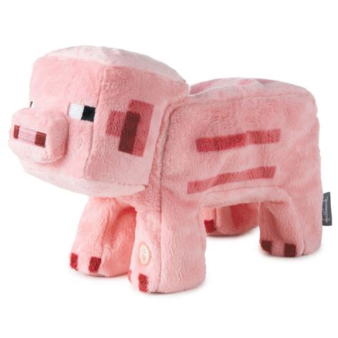 Minecraft Pig Plush With Sound and Motion - Interactive Stuffed Animals ...