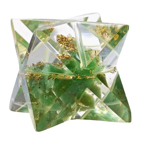 Green Aventurine Orgone Merkaba Star - Premium Crystal Merkaba Star ...