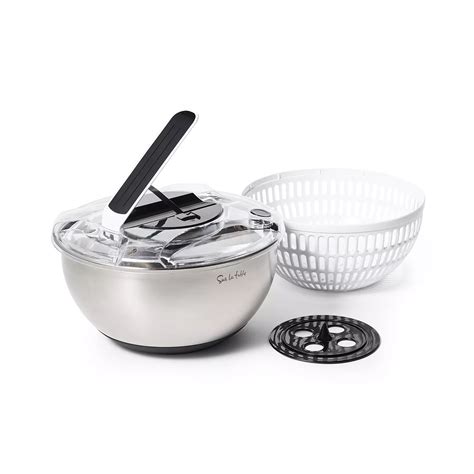 Sur La Table Stainless Steel Salad Spinner | Sur La Table