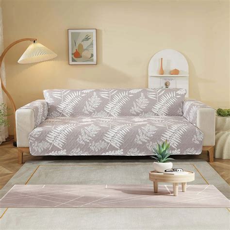 3 Seater Sofa Cover with Elastic Strap (Size C (190 cm), Calm Breeze)