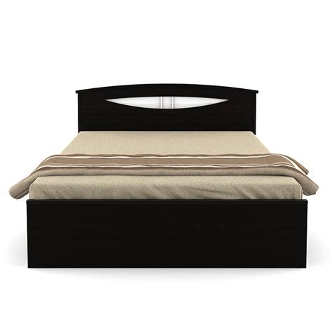 Spacewood Arko Queen Size Bed (Natural Wenge) : Amazon.in: Home & Kitchen