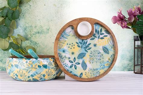 Salad Bowl with Spoon+Fork Wooden – The Pitara Project