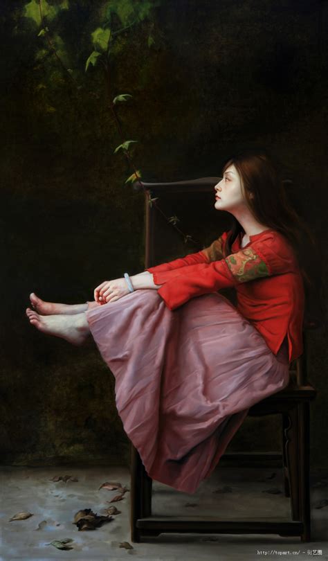 红衣女子，林金福, 2013年布面油画 | 衍艺圈 - topart.cn - 专业的艺术社交电商平台