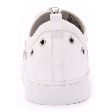 6278AF slip-on donna ARMANI JEANS white eco leather sneaker shoe woman