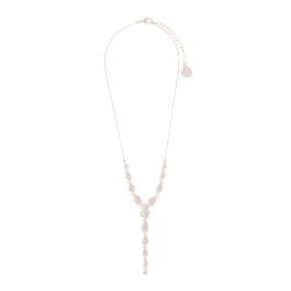 Buy Rose Gold/Crystal Perrie Pave Drop Necklace Online