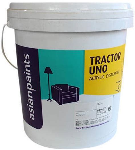 ASIAN PAINTS 20Kg BrilliantWhite Tractor Uno / Utsav Acrylic Distemper ...