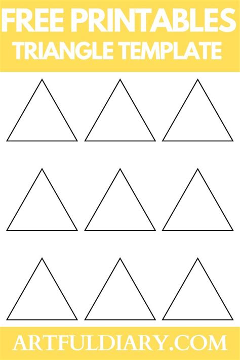 Image result for Large Triangle Template