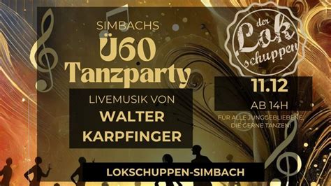 Ü60 Tanzparty , Adolf-Kolping-Str. 19, Simbach am Inn, Burghausen, 11 ...