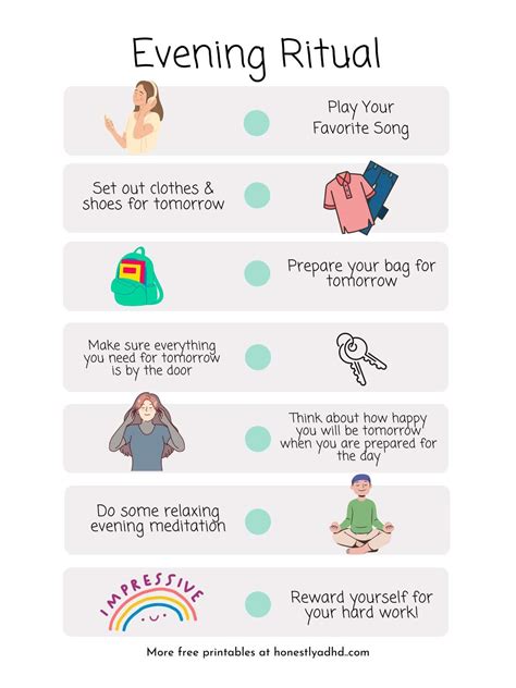 Morning Routine Checklist For Teenagers