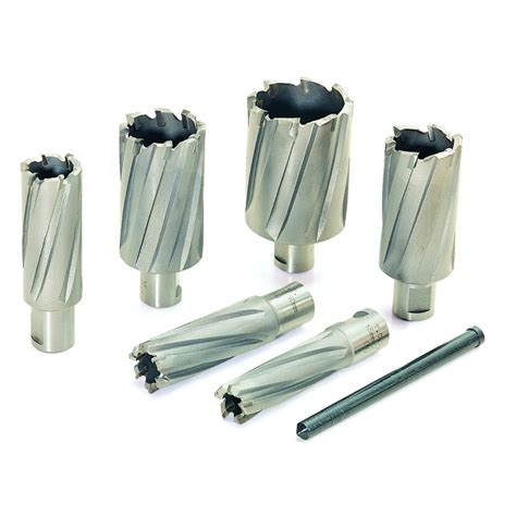 Image result for Using Annular Cutter On Lathe