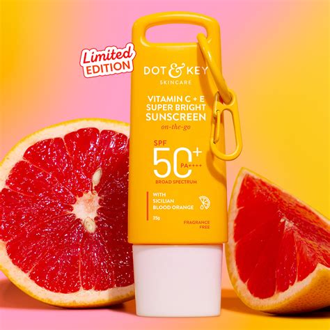 Vitamin C + E Sunscreen, SPF 50+ PA++++ – Dot & Key