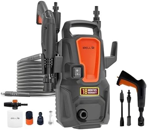 BLACK+DECKER PW1450TD 1400Watt 105 Bar, 7.1 L/Min Flow Rate Pressure ...