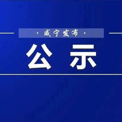 7人！咸宁最新名单公示_南鄂