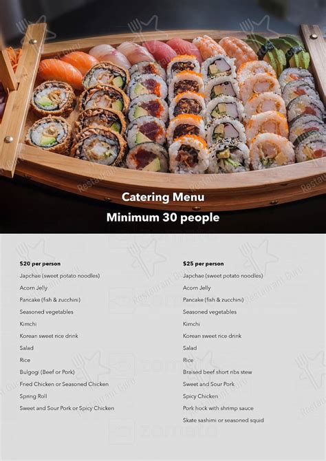 Menu at Food Friends restaurant, Parramatta